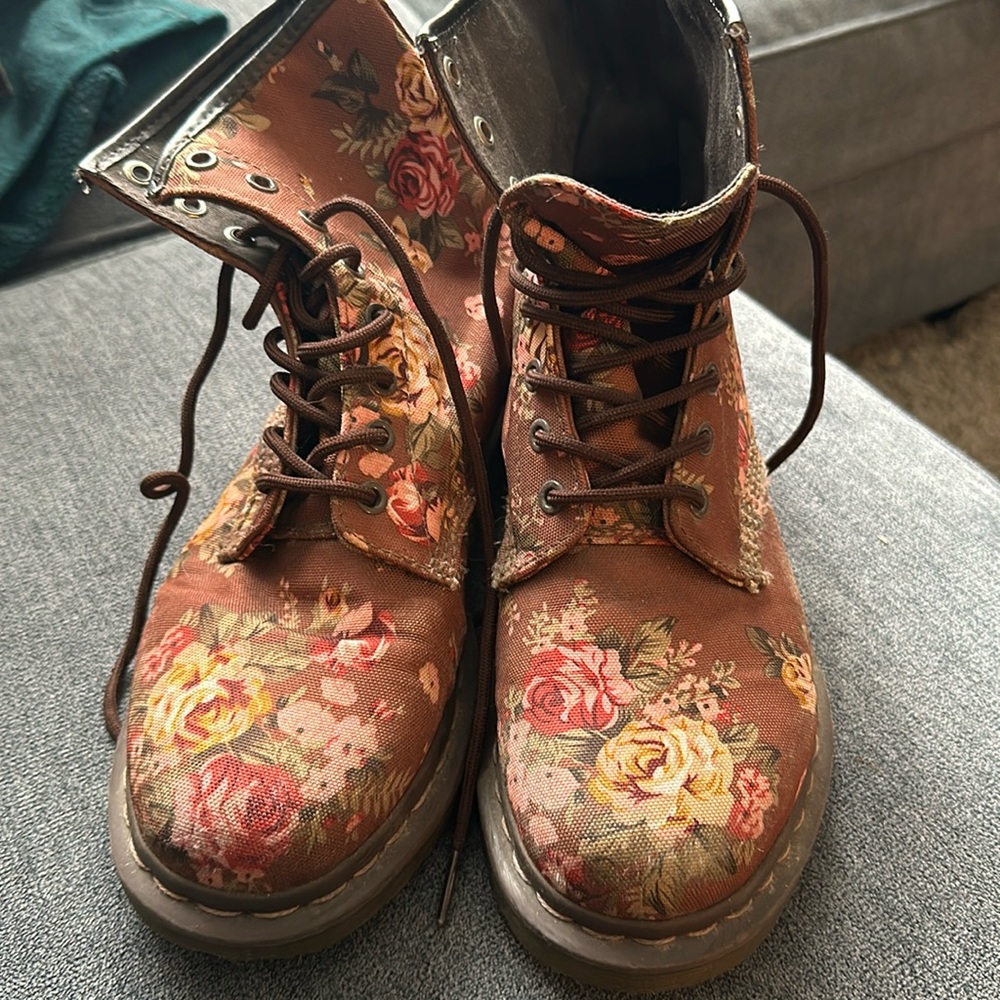 Floral Doc Martens